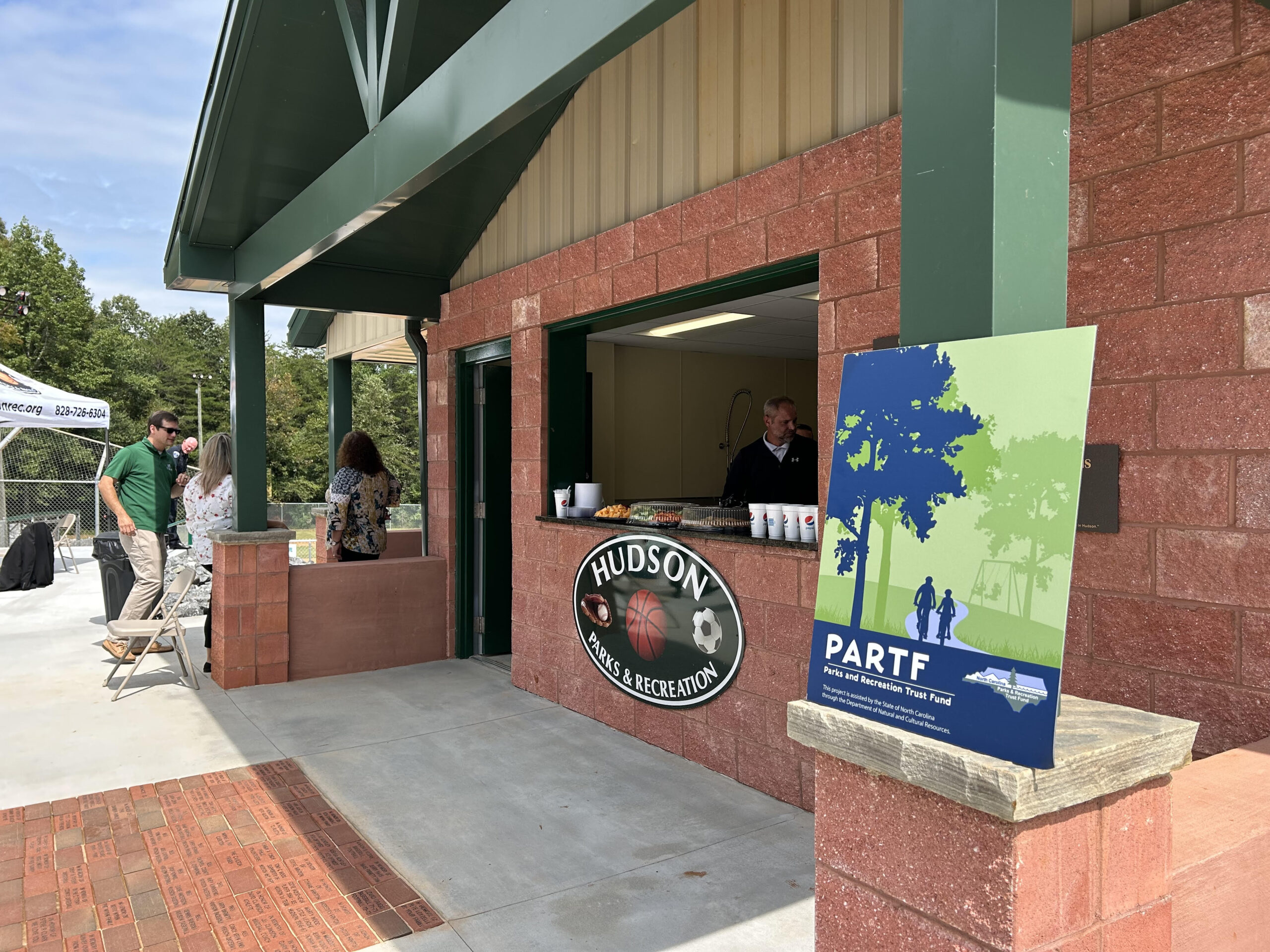photo of concession stand with PARTF sign